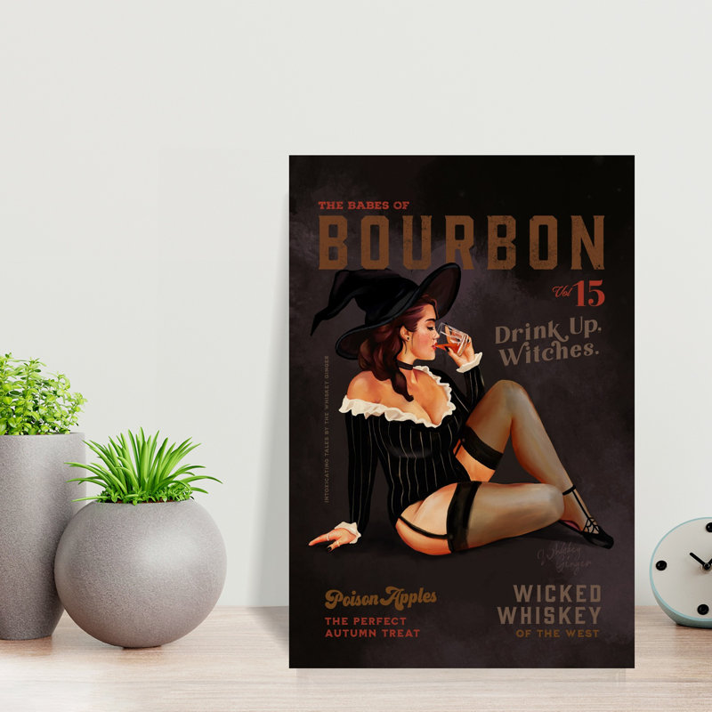 Art mural Babies Of Bourbon, 18" H x 12" W