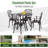 Tesha 4 - Person Patio Dining Set with Round Table