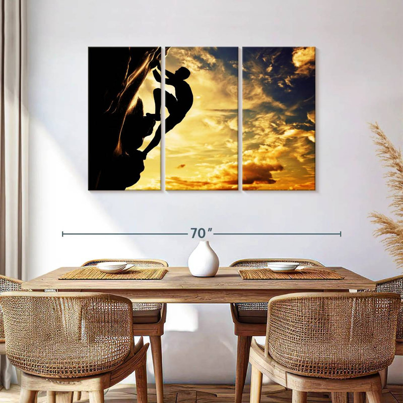 Sireci Free Climbing, 36" H x 57" W