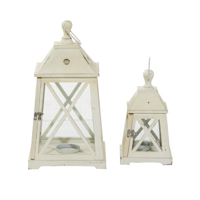 Ensemble de lanternes en métal pour l'intérieur et l'extérieur
