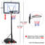 Système portatif de panier de basketball