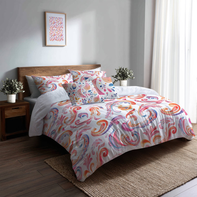 Ensemble d'édredon 6 pièces Modern Modern, King Comforter + 5 Additional Pieces