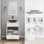 Ensemble de meuble-lavabo simple 24 po avec miroir Andoro-2118612507-2118612509