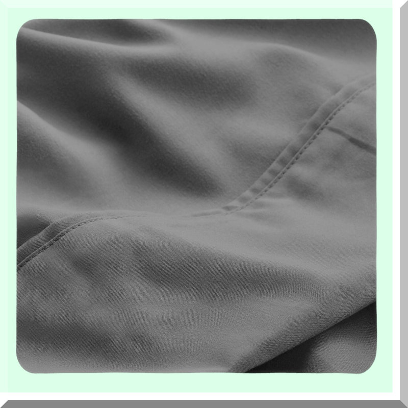 BreathableSoft Microfiber Sheet Set - Deep Pocket - Grey - Luxurious Bedding for Comfort and Style, Twin XL Sheet Set