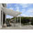 Palram - Canopia Olympia 9' 8" D x 28' W Polycarbonate Aluminum Stationary Patio Awning White-32240034-32240031