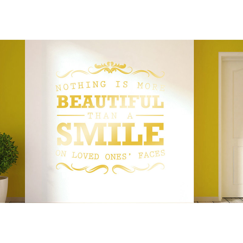 Wall Decal, Shiny Gold