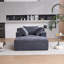 Chaise longue rembourrée avec coussins décoratifs-1508206329