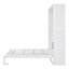 Lit escamotable double pleine grandeur avec tablettes de rangement, blanc, lit pliant compact pour les petites pièces-1748151706-1748151709