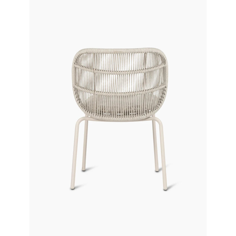 Kodo Outdoor Dining Side Chair, Dune White