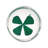 Four Leaf Clover Stone, Set of 12
