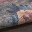 Machine Washable Southwestern Blue/Red Area Rug-1285990123