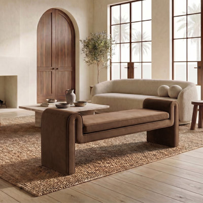 Banc en velours Deshai