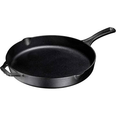 Bruntmor 14 Nonstick Enamel Cast Iron Skillet Pan With Large Loop Handles  - Gray : Target