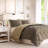 3Pcs Grid Reversible Down Alternative Comforter Set,86"W x 90"L Comforter and 2 20"W x 26"L Shams,Machine Washable-112402746-112402743
