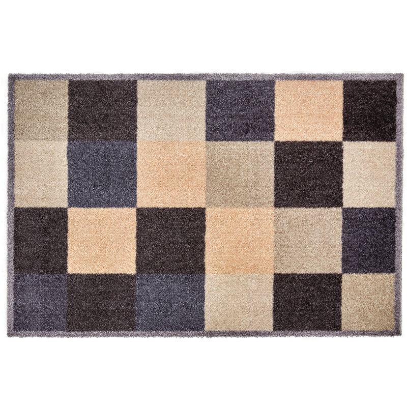 Aretzy Recylon Squares Kitchen Mat, 0.8 H x 50 W x 70 L