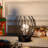 Battery Operated Table Lamp Indoors Outdoor Lantern with LED Bulb 