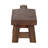 Rustic Wooden Serving Riser with Handle – Ottoman Tray for Stylish Display, Decorative Tray for Tabletop Accents, and Coffee Table Tray – Elevated Accent Tray for Organizing Essentials – 6", Brown