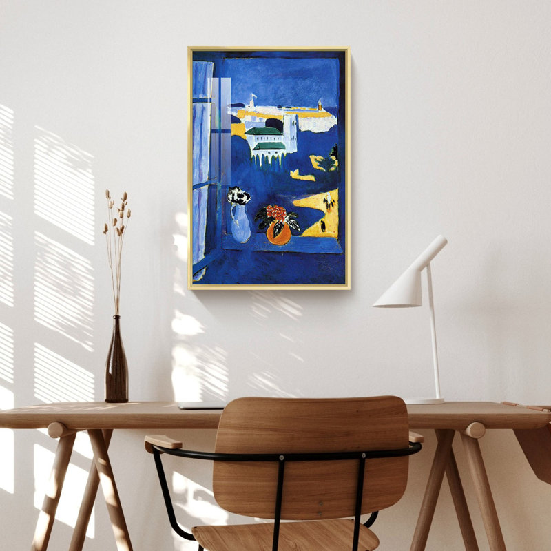 Matisse, reproduction d'art, H 16 po x l 12 po x P 1,3 po, Cadre doré