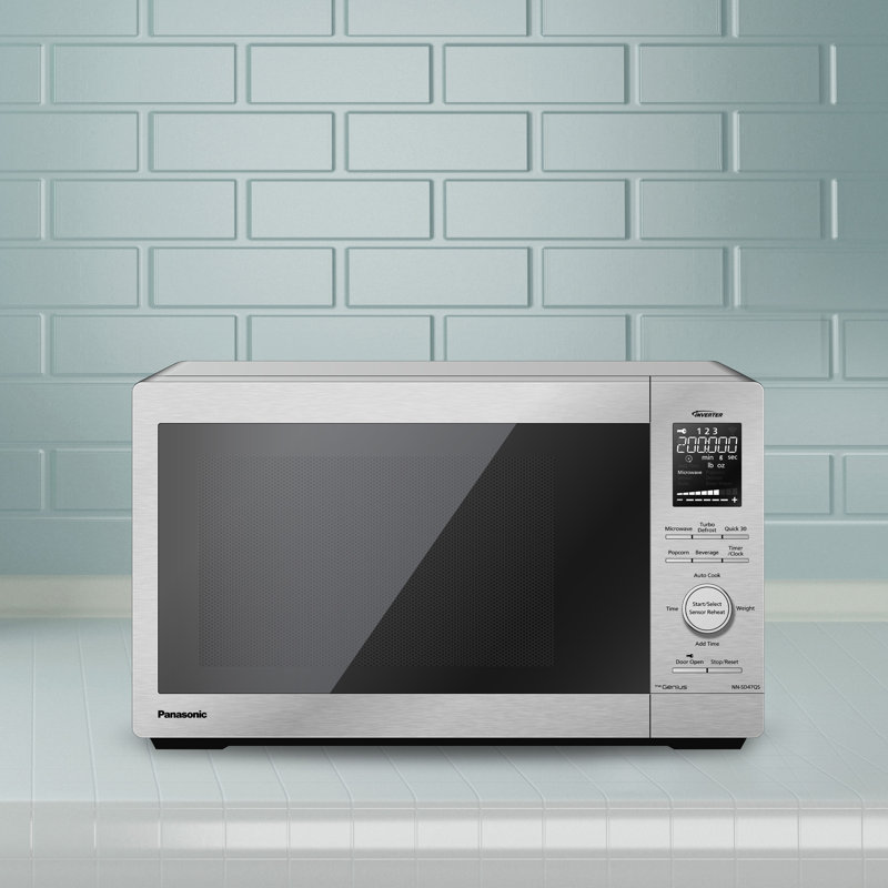 Four à micro-ondes inverseur 1000 W compact Genius de NNSD47QS de Philips, acier inoxydable