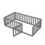 Structure de lit en bois avec clôture et porte-1272961386-1272961387