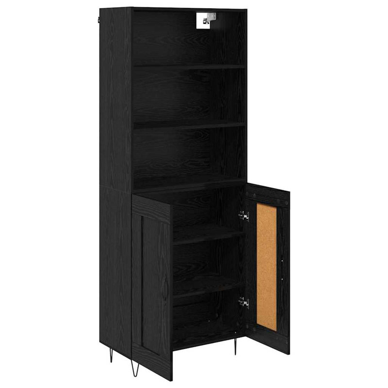 69.5cm Sideboard, Black Oak