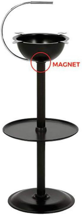 Cendrier Stinky, aimant supplémentaire pour cendrier sur pied vide, aimant simple