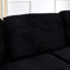 Siège gauche du canapé, canapé modulaire en forme de L, canapé modulaire compressé en velours côtelé de style minimaliste moderne, se déplie en lit, chambre à coucher, canapé confortable et compact-498044009-498044008