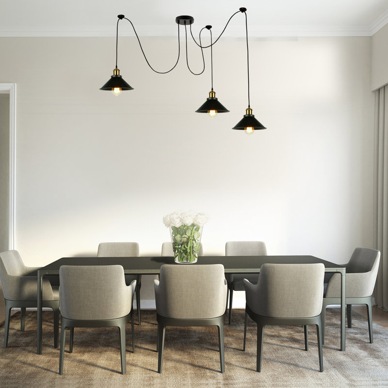 Romo 3 - Light Cluster Pendant, Black
