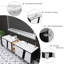 Haidyn 83.3'' Double Bathroom Vanity with Ceramic Top
