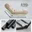 Chaise longue pliante d'extérieur avec dossier réglable, fauteuil inclinable pour terrasse, balcon, jardin ou piscine-796024175
