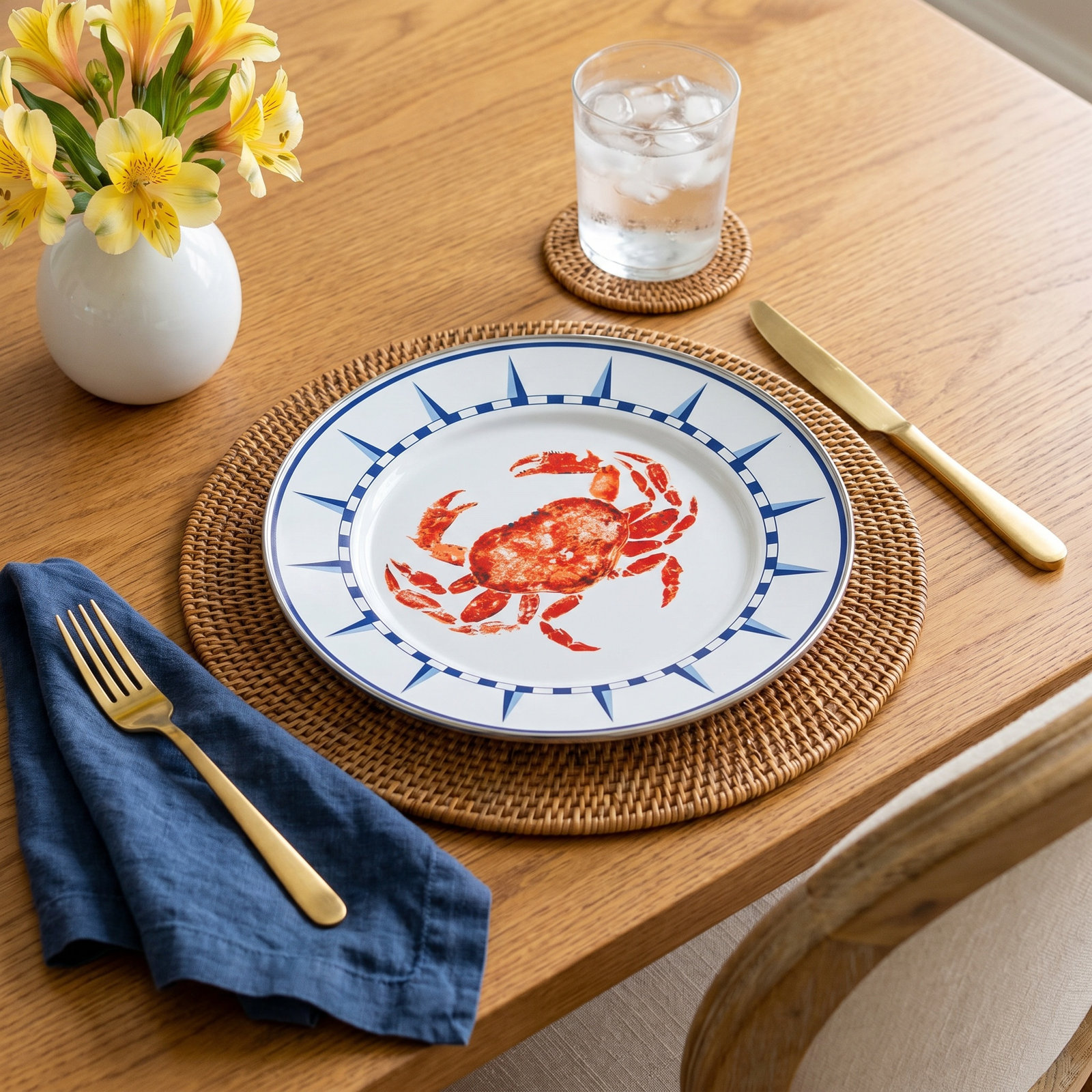 Crab House 11" Dinner Plate