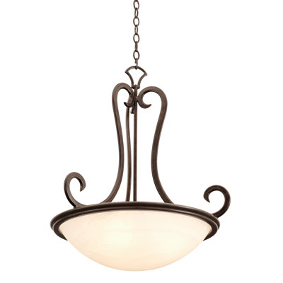 Santa Barbara 3-Light Bowl Pendant