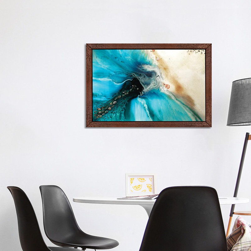 Rise Above by Antuanelle - Floater Frame Painting on Canvas, Brown Framed, 101.6 cm H x 66.04 cm W