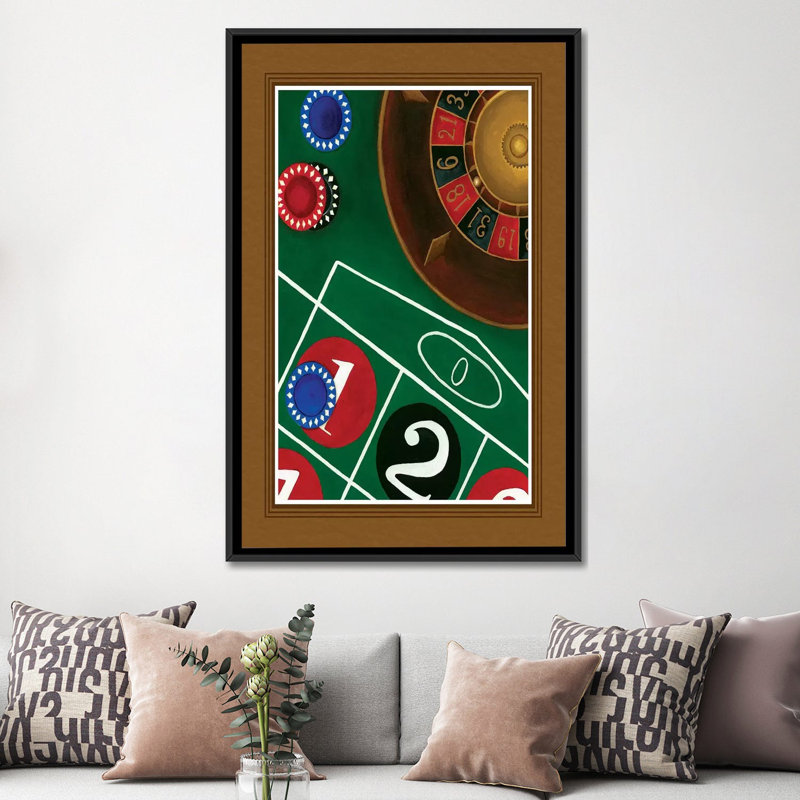 «One for the argent», reproduction sur toile, H 60 po x l 40po x P 1,5 po, Toile avec cadre flottant noir, Pas de tapis