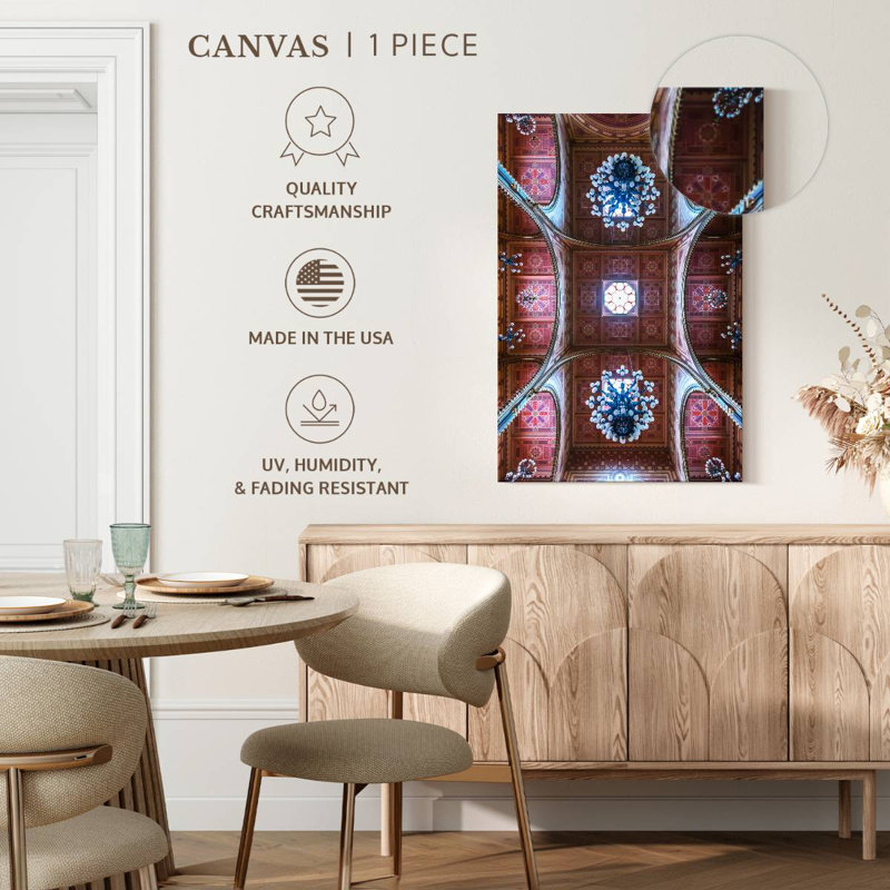 Aime Dohany Street Synagogue, 45" H x 30" W