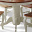 Wisser Oak and Rubbed Off-White 5-Piece Dining Set