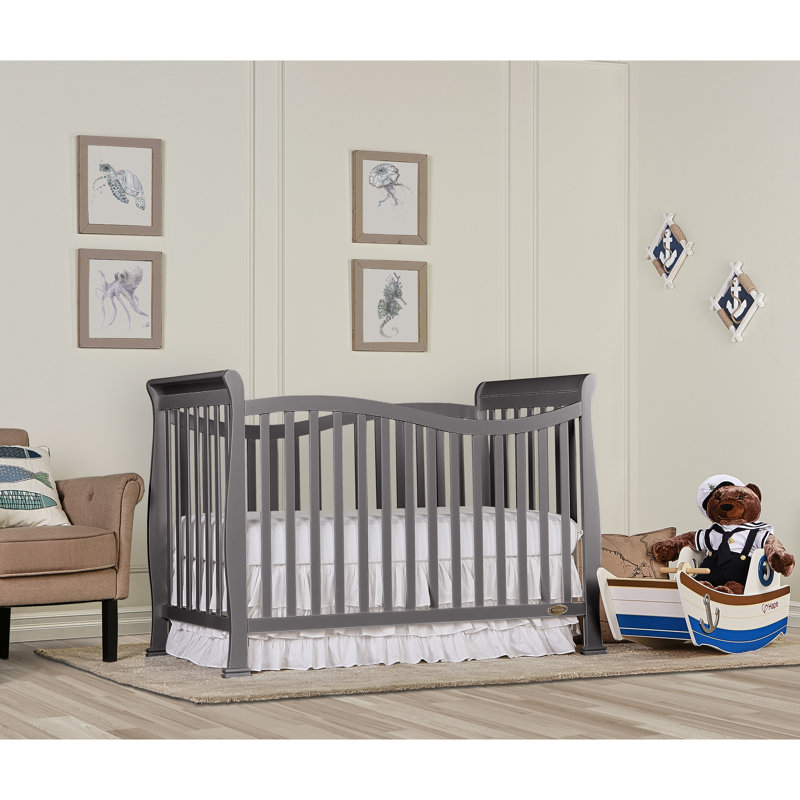 Lit de bébé convertible 7-en-1 Violet