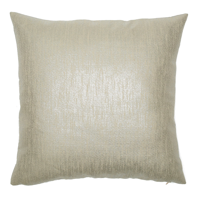 Richford Square Pillow Cover & Insert, Platinum