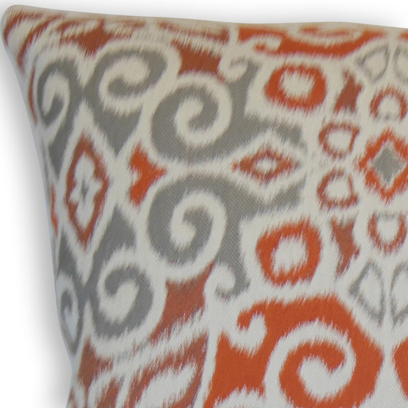 Coussin Carsci Ikat, Hauteur (26 po) x largeur (26 po), Pekoe