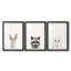 Tasse d'animaux I - Impression sur mesure encadrée de qualité supérieure - 3 pièces-498791961-498791960