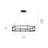6 - Light Dimmable Drum Chandelier-319406194