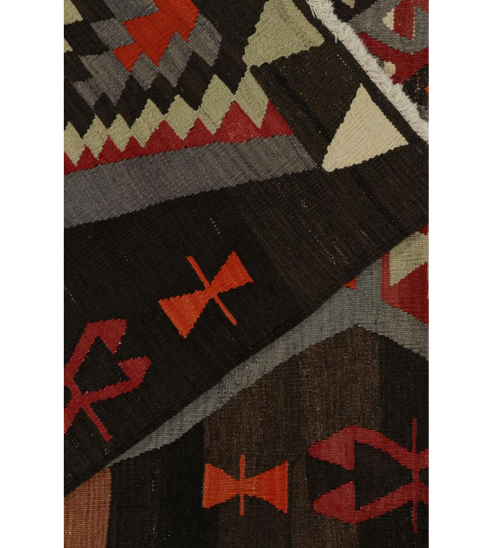 Handmade Kilim Wool Geometric Area Rug
