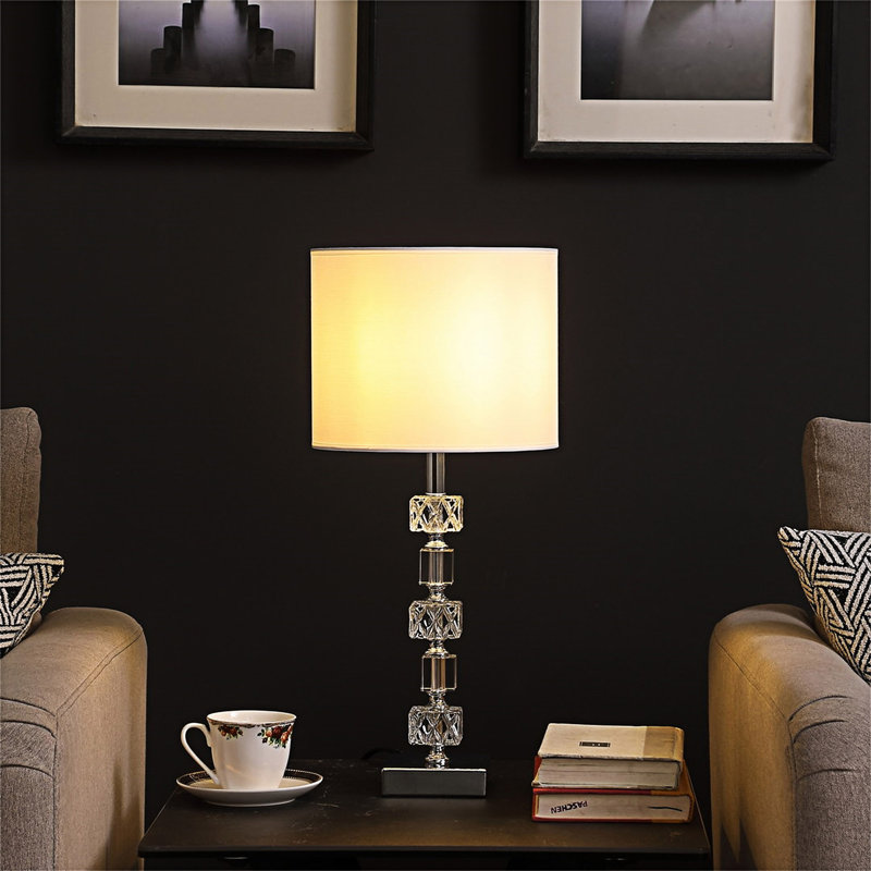 Solid Prism Crystal Cubes Orb Table Lamp