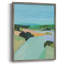 «Bright Coloured Countryside IV», reproduction encadrée - bois massif-767024939