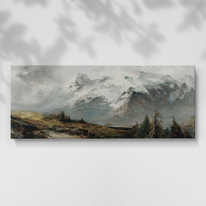 Série paysage - ML XXIV - Toile tendue avec châssis - Prêt à accrocher, H 12 po x l 30 po