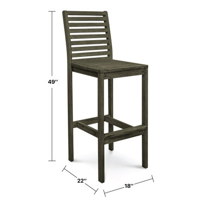 Acacia Outdoor 32'' Bar Stool