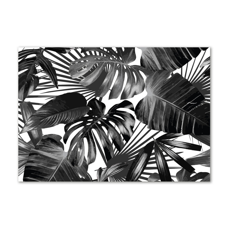 Tropical Leaves - Wrapped Canvas Print