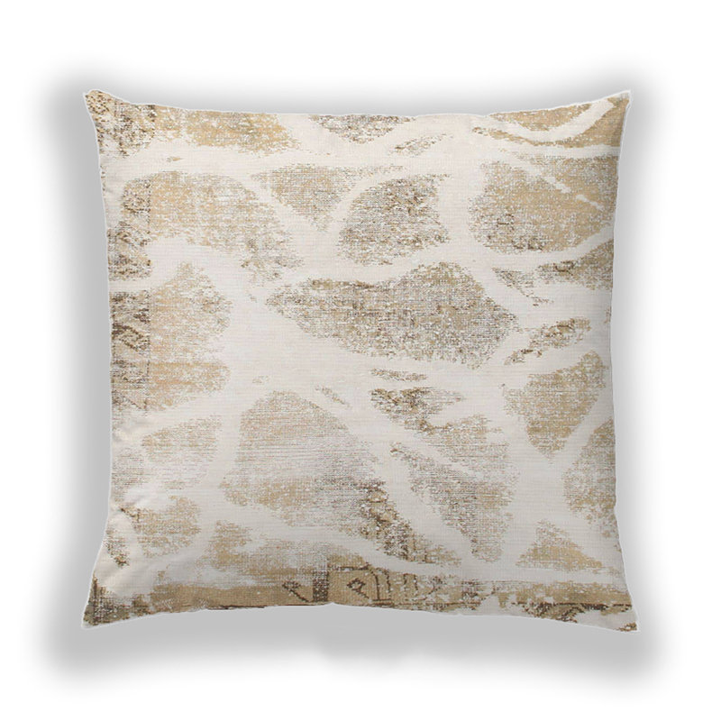 Coussin décoratif abstrait 1041, Microsuède