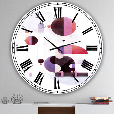 Horloge murale arc-en-ciel surdimensionnée Rainbow Swinger