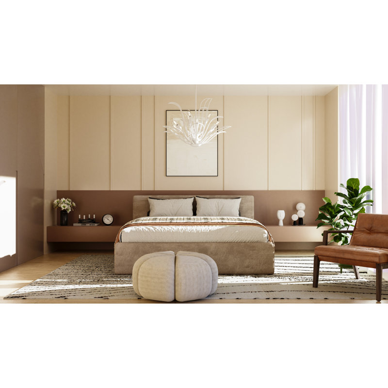Lustre blanc sable 9 lumières Tallulah
